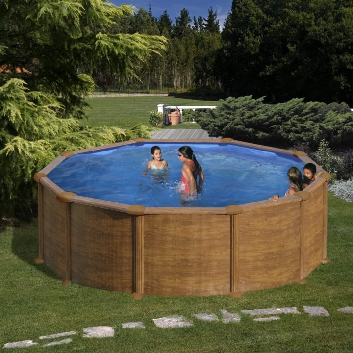 Piscine Hors Sol Acier Gre® Mauritius Ronde Ø460 X H 132 Cm dedans Piscine Hors Sol 4X2.5 Piscine Hors Sol Acier Gre® Mauritius Ronde Ø460 X H 132 Cm dedans Piscine Hors Sol 4X2.5
