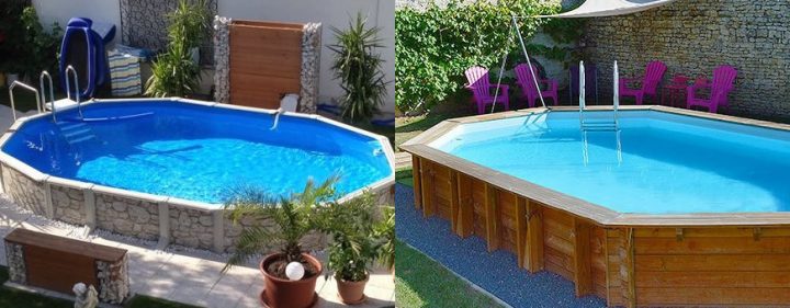 Piscine Semi Enterrée destiné Piscine Bois Alista