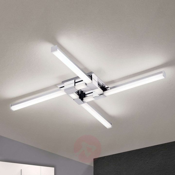 Plafonnier Led De Salle De Bain À 4 Lampes Argo serapportantà Éclairage Plafond Salle De Bain