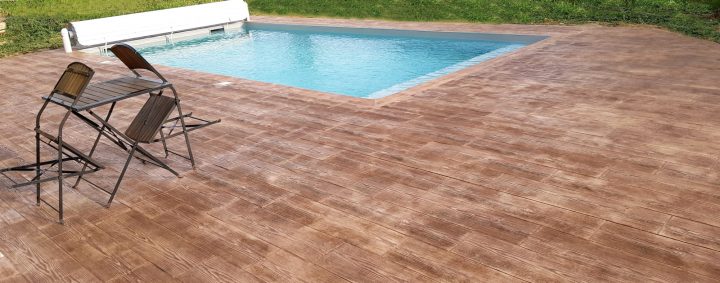 Plage-Piscine-Beton-Imprime | Artebeton à Plage De Piscine En Béton Imprimé