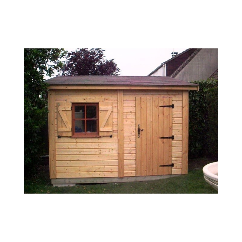 Plan Abri De Jardin En Bois 1 Pente – Isolation Sous dedans Plan Abris De Jardin