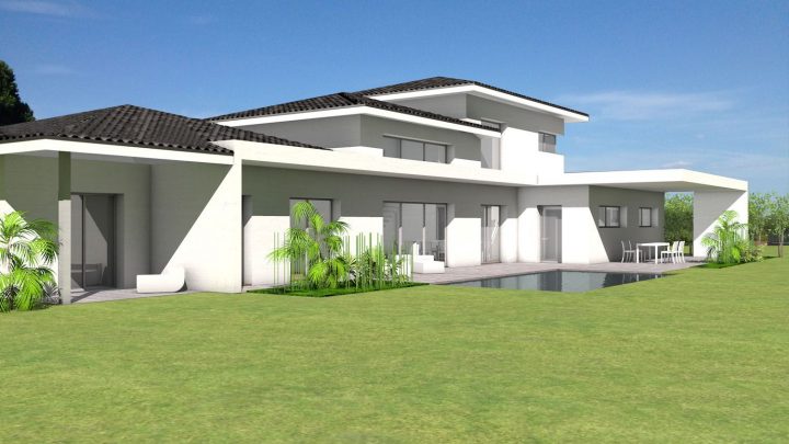 Plan Maison Architecte – Maison Contemporaine Mixant Les intérieur Pente Toiture Terrasse Plan Maison Architecte – Maison Contemporaine Mixant Les intérieur Pente Toiture Terrasse