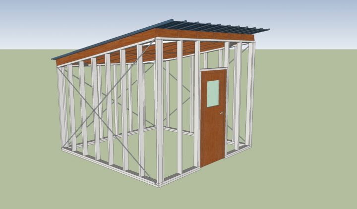 Plans Des Annexes | I Love La Paille encequiconcerne Plan Abris De Jardin