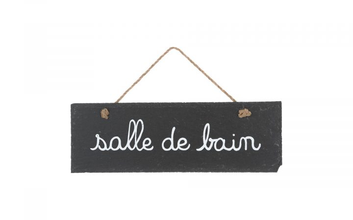 Plaque Porte Ardoise 30X10 destiné Plaque Ardoise