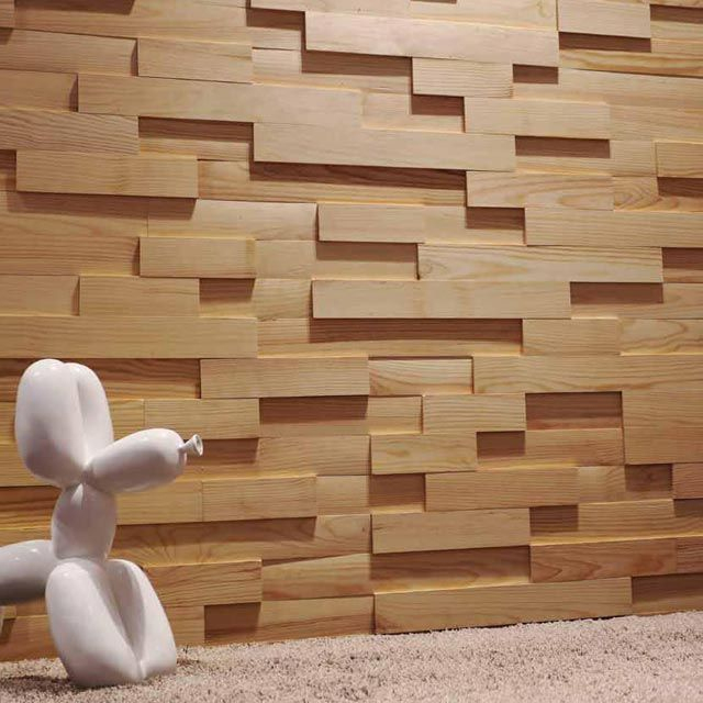 Plaquettes De Parement Bois Adhesives Castorama. Deco serapportantà Revetement Mural 3D Castorama