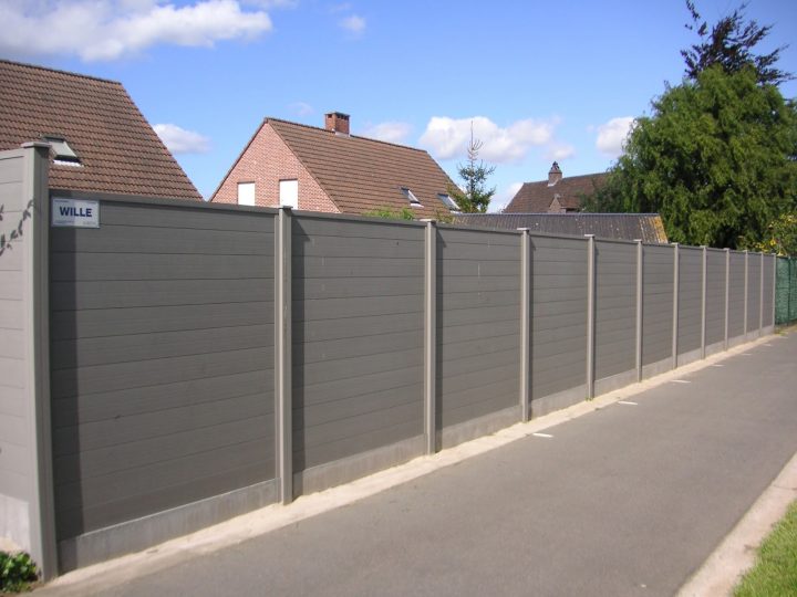 Plastivan: Photos Clôture Rainurées Duofuse Composite Bois serapportantà Panneau Pvc Jardin