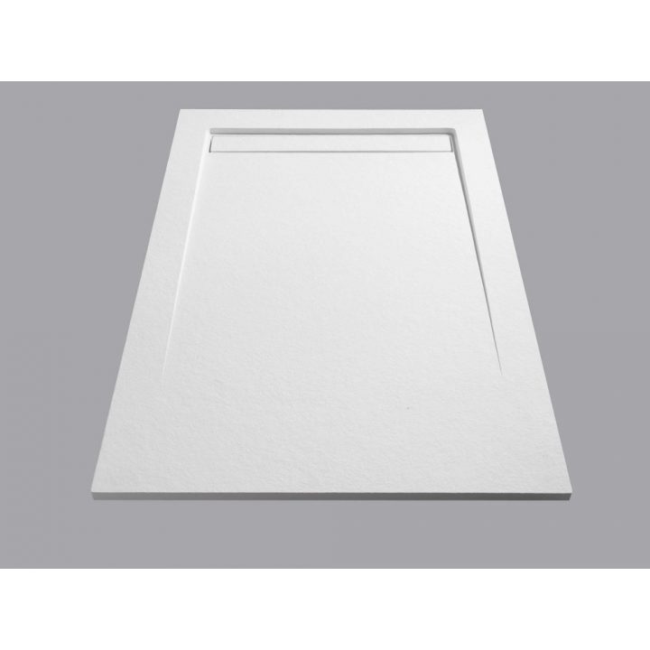Plateau, Receveur De Douche Line X Scene Rectangle (Sur Mesures) En Résine,  70-90X100-180Cm avec Bac Douche Resine