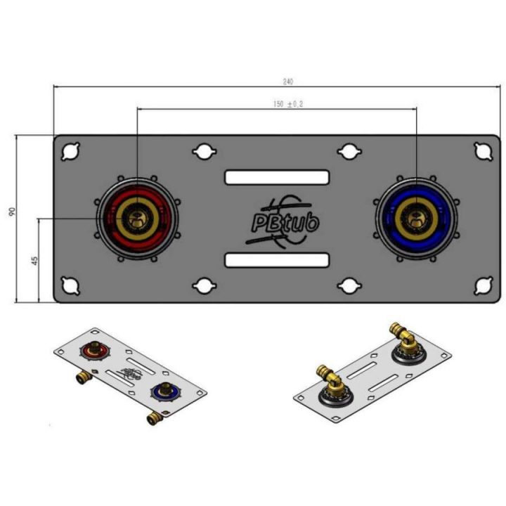 Platine De Douche À Glissement Per 16 Sertifix pour Platine De Douche Platine De Douche À Glissement Per 16 Sertifix pour Platine De Douche