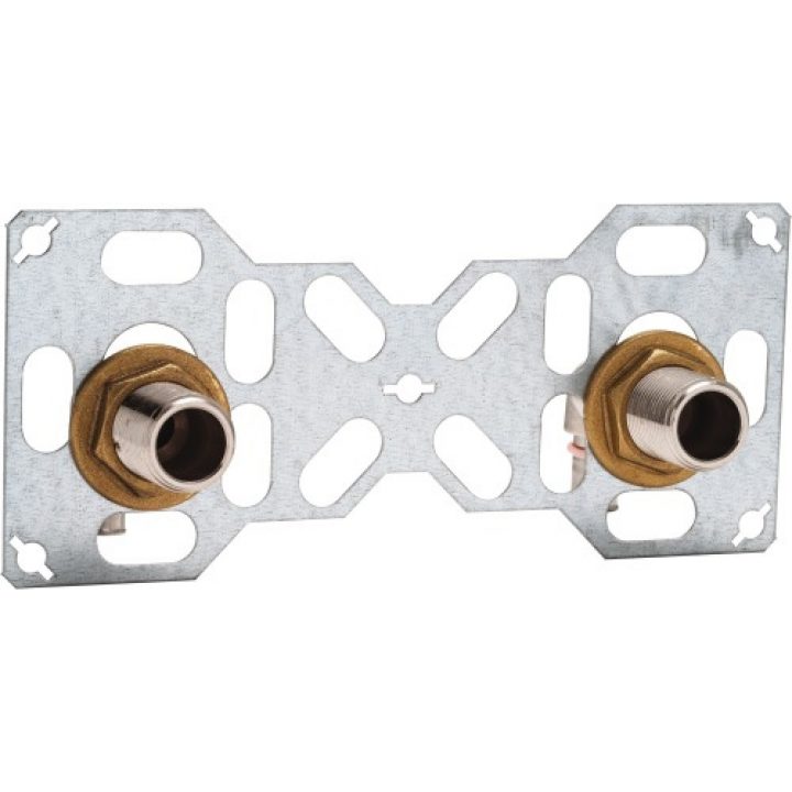 Platine De Raccordement Robinetterie De Douche – Pour Cloison – R'fix  Riquier Sur Bricozor à Platine De Douche