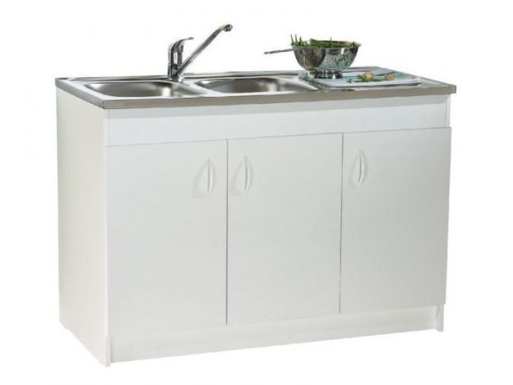 Plomberie – Meuble Sous Évier Sim'Nf 3 Portes 1200 Mm avec Meuble Sous-Évier 3 Portes Brico Dépôt