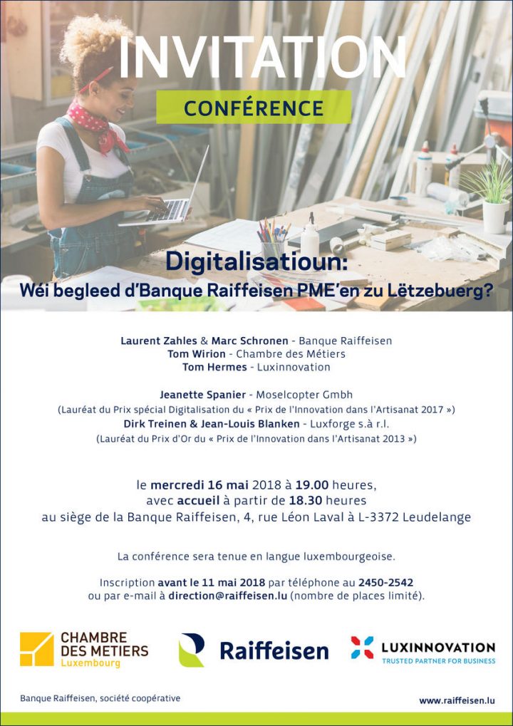 Pme Et Digitalisation Conférences | Banque Raiffeisen concernant Chambre Des Metiers Laval