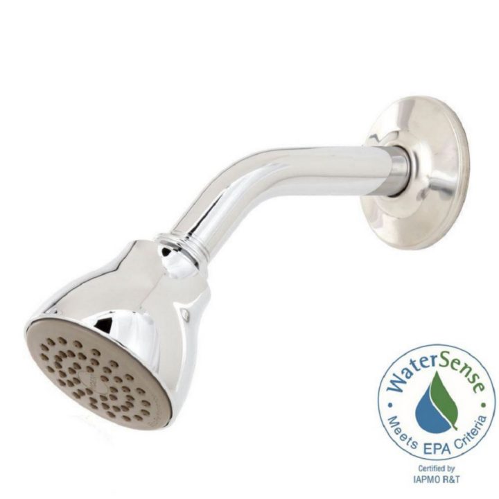 Pomme De Douche Eco-Performance Chrome À Une Fonction De 2-1/2 Pouces De Diamètre (Valve Vendue Séparément) tout Pommeau De Douche Économique Pomme De Douche Eco-Performance Chrome À Une Fonction De 2-1/2 Pouces De Diamètre (Valve Vendue Séparément) tout Pommeau De Douche Économique