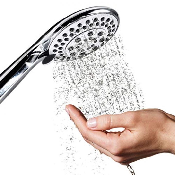 Pommeau De Douche Avec Tuyau En Acier Inoxydable – Pommeau concernant Stratifié Salle De Bain Haute Pression