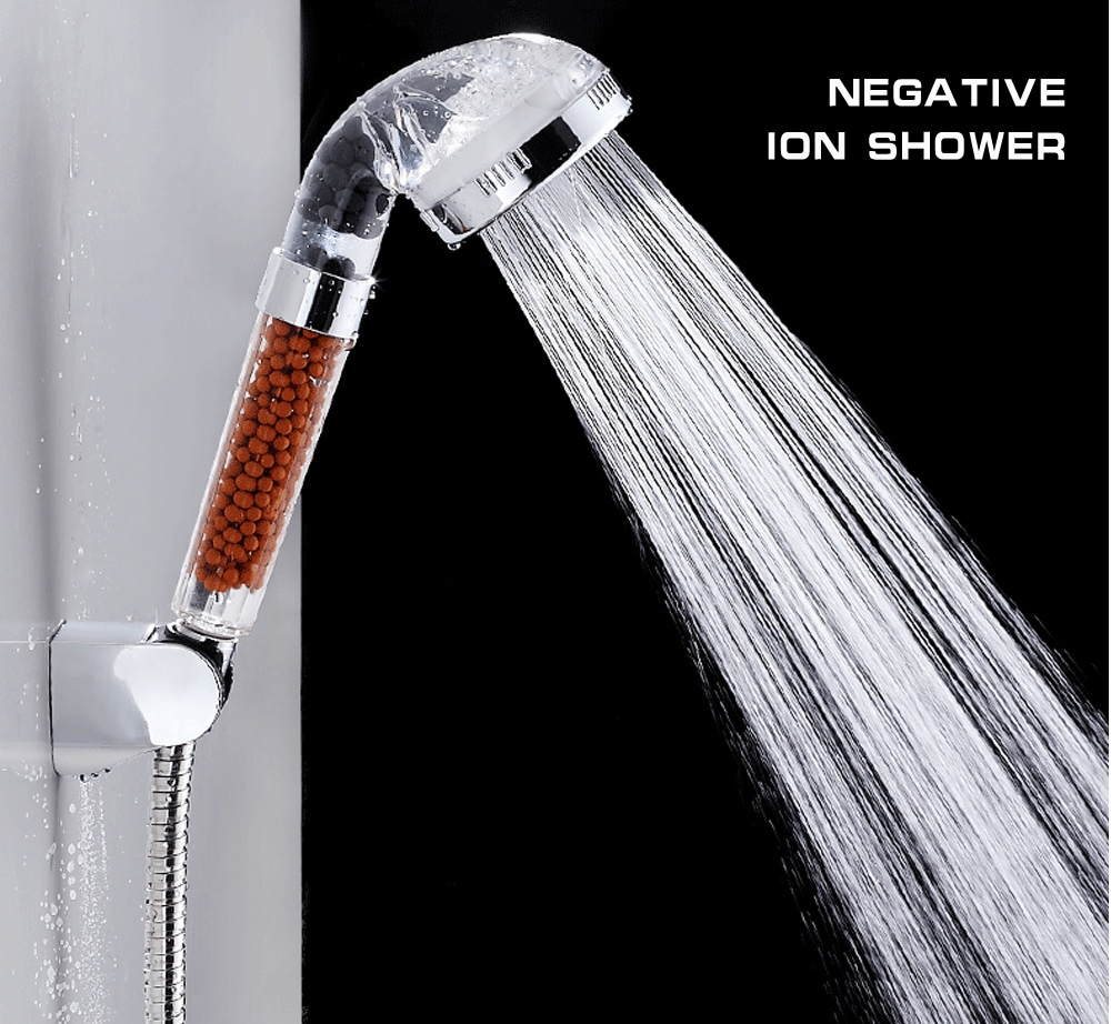 Pommeau De Douche Econome D'eau Anion Spa Buse À Main Filtration avec Pommeau De Douche Économiseur D Eau