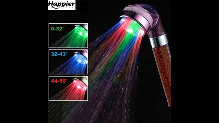 Pommeau De Douche Led Douchette Lumineuse dedans Pomme De Douche Lumineuse Pommeau De Douche Led Douchette Lumineuse dedans Pomme De Douche Lumineuse