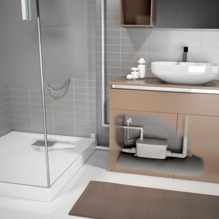 Pompe De Relevage Douche Vd90 Réf. Kinpompe06 tout Pompe De Relevage Pour Douche