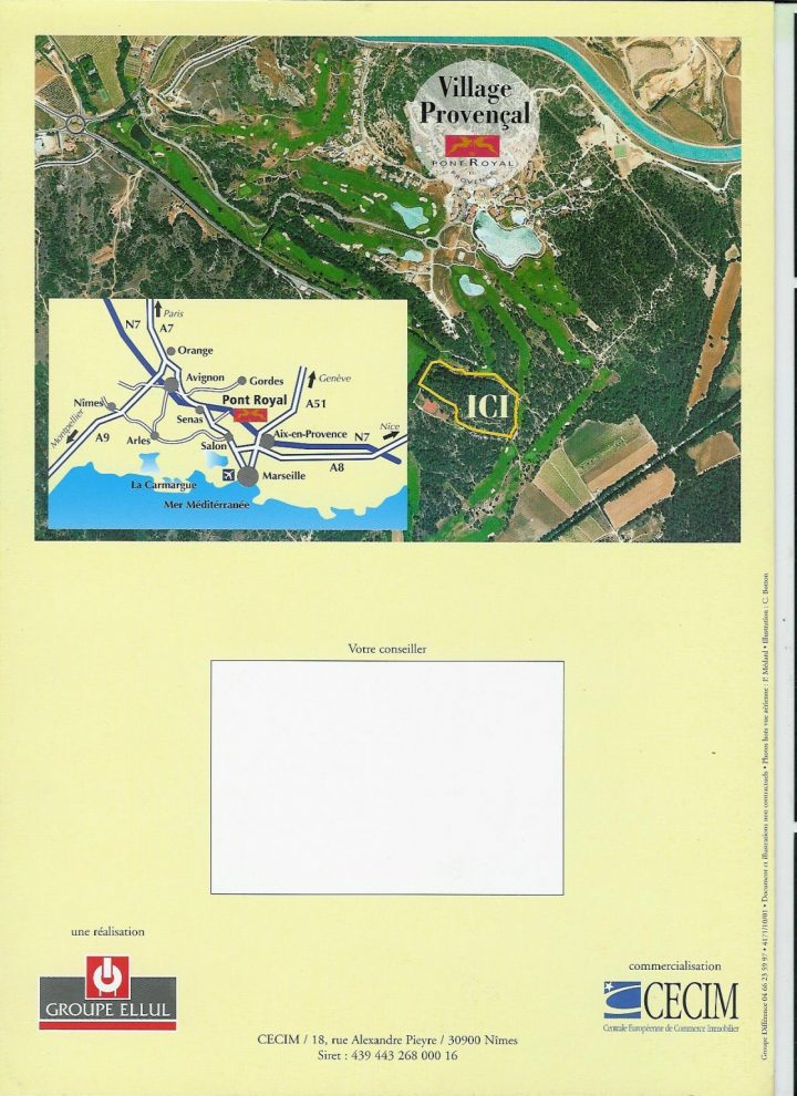 Pont-Royal 13370 : Pour Investisseur Appart T2 Meublé 27,40 M² + Loggia +  Park. Loué Par Bail Commercial Rappo concernant Meuble Pont Royal