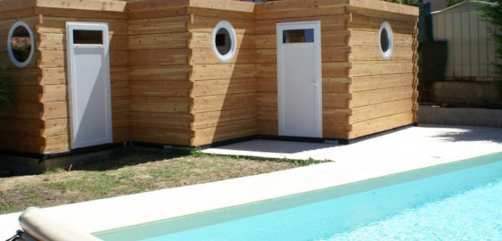 Pool House Bois : Abri De Piscine Et Studio De Jardin En concernant Pool House En Kit
