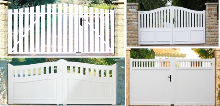 Portail Pvc A Faire Soi Meme encequiconcerne Lame De Terrasse 4M Pas Cher