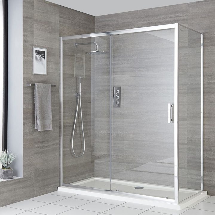 Porte De Douche Coulissante Avec Paroi Latérale En Option – Tailles Multiples – Portland à Parois De Douche Coulissante Porte De Douche Coulissante Avec Paroi Latérale En Option – Tailles Multiples – Portland à Parois De Douche Coulissante