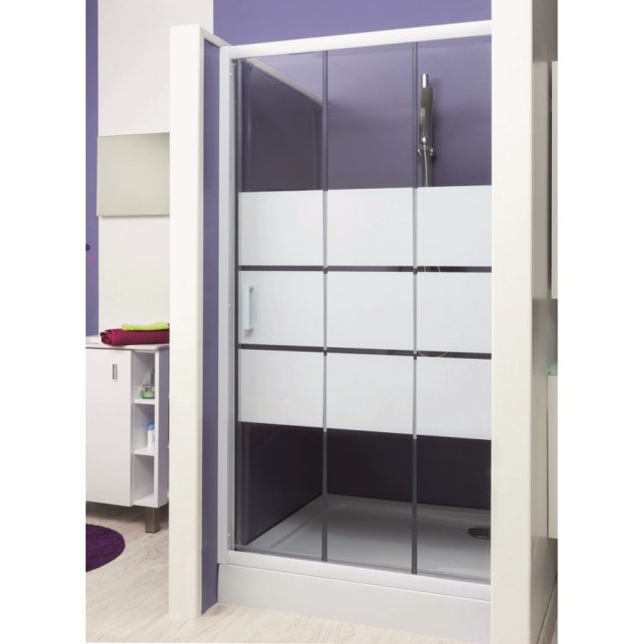 Porte De Douche Coulissante Missi 3 Panneaux Largeur 1,20M intérieur Cabine De Douche Bricorama
