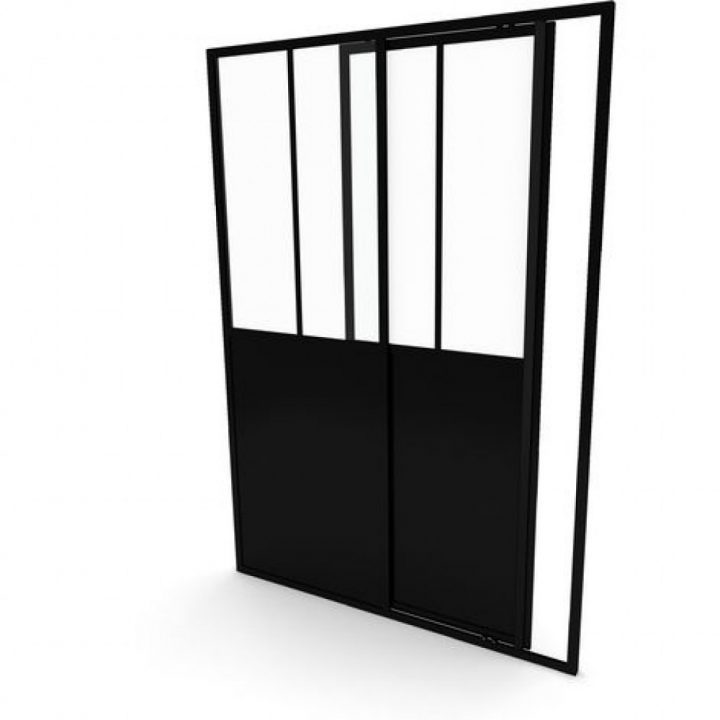 Porte De Douche – Fabrik – Porte Coulissante – 140Cm Aurlane Sur Bricozor destiné Porte De Douche Coulissante 90