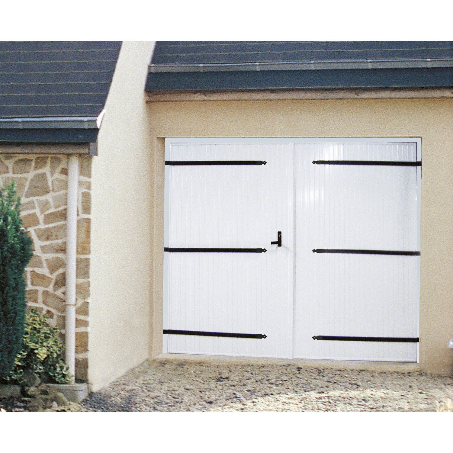 Porte De Garage Deux Vantaux Bois - Automobile, Garage encequiconcerne Porte Abri De Jardin 2 Vantaux