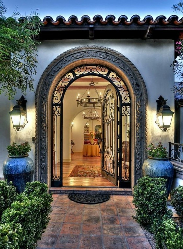 Porte En Fer Forgé – Plus De 40 Modèles Fascinants à Arche De Jardin En Fer Forgé Porte En Fer Forgé – Plus De 40 Modèles Fascinants à Arche De Jardin En Fer Forgé