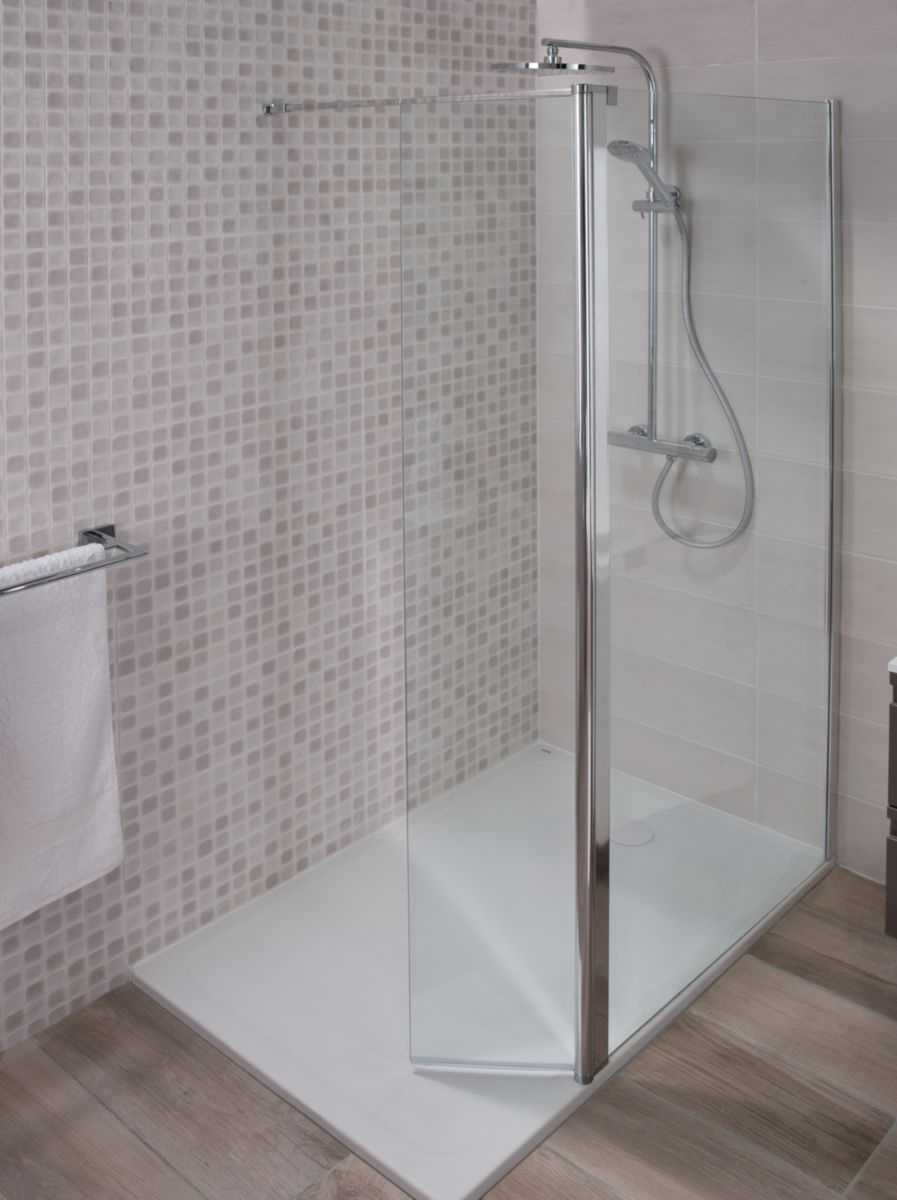 Porte Mobile Pour Paroi Concerto Walk 60 Cm avec Porte De Douche Pivotant