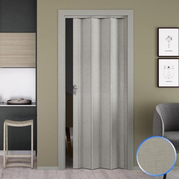 Porte Pliante En Pvc Tissu Gris Accordèon 88,5X214Cm Mod. Luciana tout Porte De Douche Accordéon Porte Pliante En Pvc Tissu Gris Accordèon 88,5X214Cm Mod. Luciana tout Porte De Douche Accordéon