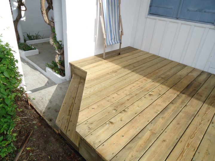 Pose Clôture Bois Landes dedans Forme Terrasse Bois Originale