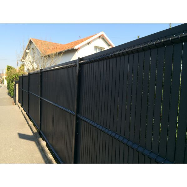 Pose De Kit Occultation Pvc Pour Clôtures | Cloture avec Panneau Pvc Jardin