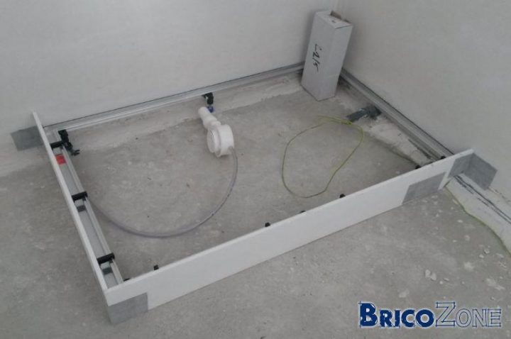 Poser Un Receveur De Douche Extra Plat Derby Casablanca à Poser Un Bac A Douche