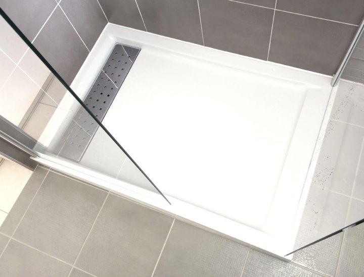 Poser Un Receveur De Douche Extra Plat Finest Allia destiné Poser Un Bac A Douche