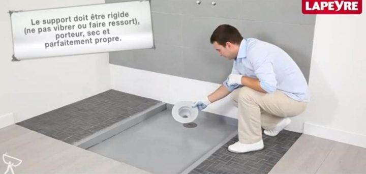 Poser Un Receveur De Douche Italienne concernant Pose Douche À L Italienne