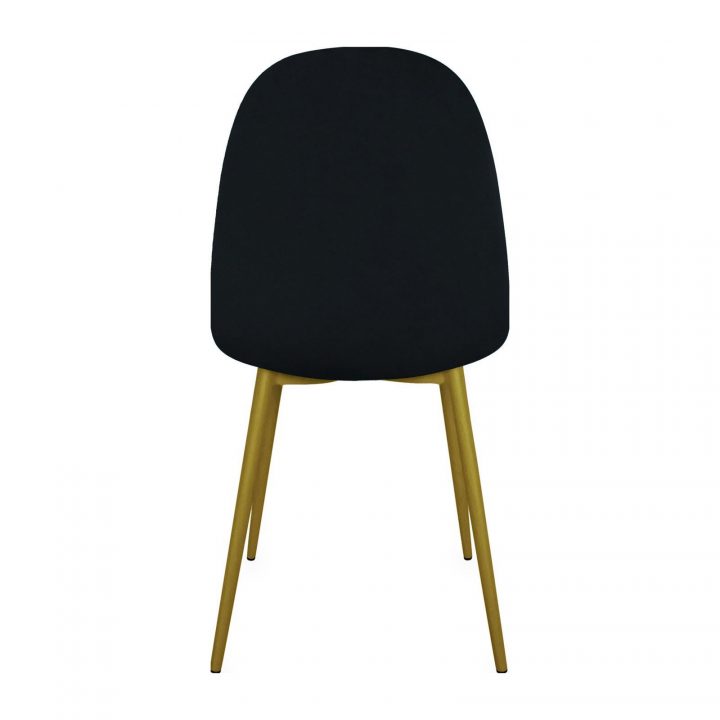 Potiron Charlton – Lot De 2 Chaises – Noir | Brandalley dedans Potiron Outlet