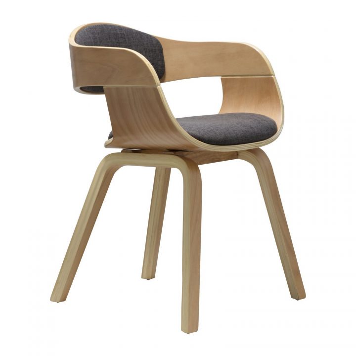 Potiron Fifties – Fauteuil – Gris | Fauteuil Gris, Fauteuil tout Potiron Meuble