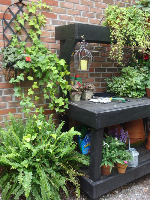 Potting Bench | Houzz avec Abri De Jardin Tampa