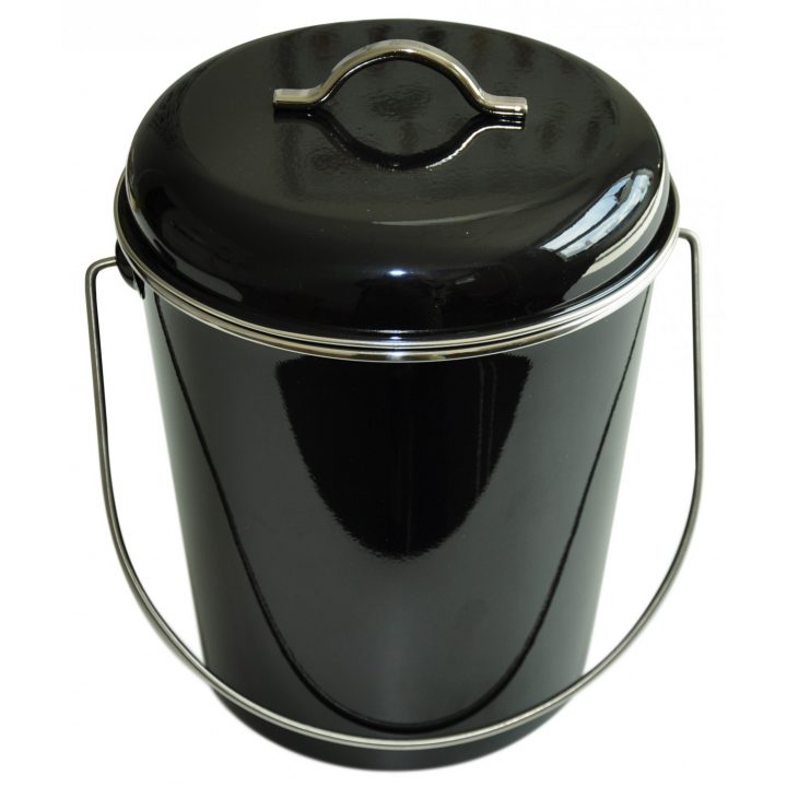 Poubelle Salle De Bains Ou Cuisine 6 L Waterquest Noire à Petite Poubelle Salle De Bain