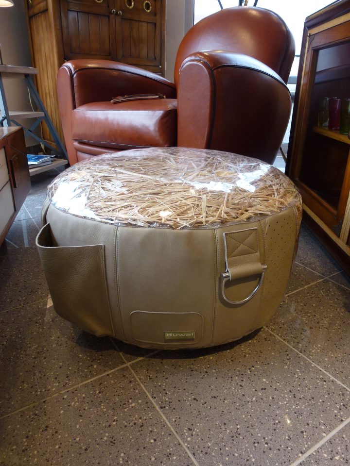 Pouf En Paille. Création Duwel. Made In France | Mobilier à Meubles Monnier