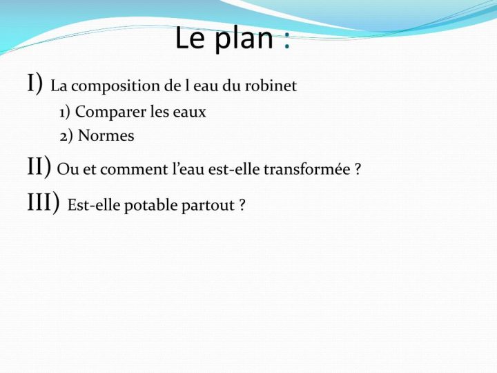 Ppt – L'eau Du Robinet Powerpoint Presentation, Free encequiconcerne Composition De L Eau Du Robinet