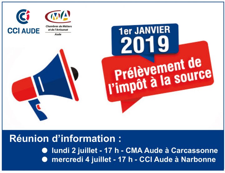 Prélèvement De L'impôt À La Source – Réunion D'information dedans Chambre Des Metiers Carcassonne Prélèvement De L'impôt À La Source – Réunion D'information dedans Chambre Des Metiers Carcassonne