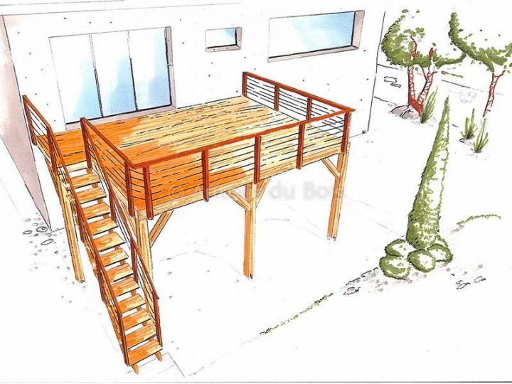 Prix D'Une Terrasse Sur Pilotis | Terrasse Bois Sur dedans Terrasse En Kit Sur Pilotis Prix D'Une Terrasse Sur Pilotis | Terrasse Bois Sur dedans Terrasse En Kit Sur Pilotis