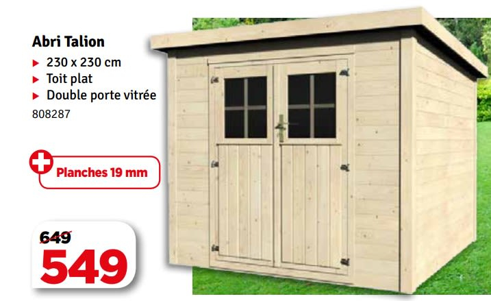 Promotion Mr. Bricolage: Abri Talion – Produit Maison – Mr concernant Abris De Jardin Mr Bricolage