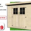 Promotion Mr. Bricolage: Abri Talion - Produit Maison - Mr tout Abri De Jardin Mr Bricolage