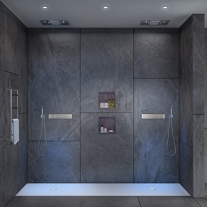 Pure White Duo Xxl Douchevloer concernant Plaque Pour Douche Pure White Duo Xxl Douchevloer concernant Plaque Pour Douche