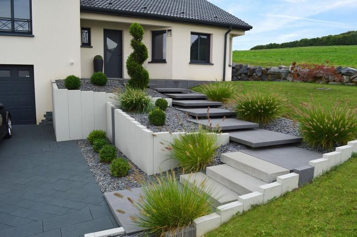 Qualité Paysage – Nos Réalisations En Images – Dombasle destiné Aménagement Terrasse Devant Maison