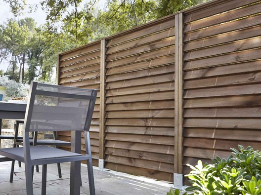 Quel Bois Choisir Pour Fabriquer Un Brise Vue | Ma Petite à Panneaux À Lames Déstructurées En Bois Massif