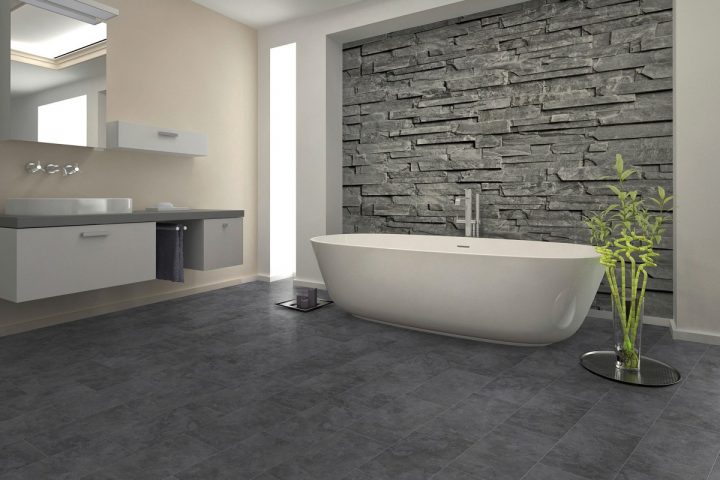 Quel Revêtement De Sol Pour Quelle Pièce? | Hornbach Suisee pour Revetement Mural Vinyle Salle De Bain