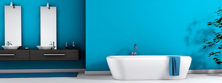 Quelle Peinture Choisir Pour Les Murs De Votre Salle De Bain serapportantà Peinture Spéciale Salle De Bain